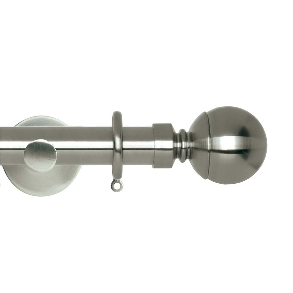 28mm Ball Complete Pole Set - Stainless Steel – Surrey Lifestyle
